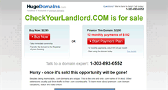 Desktop Screenshot of checkyourlandlord.com